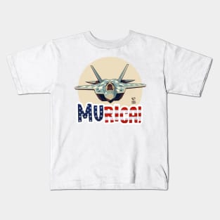 MURICA - Freedom by Air mail Kids T-Shirt